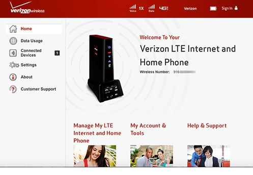 Verizon 4G LTE Internet and Home Phone Configuration