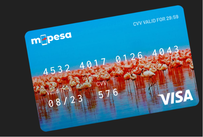 Safaricom M-PESA Global Pay Virtual VISA Card